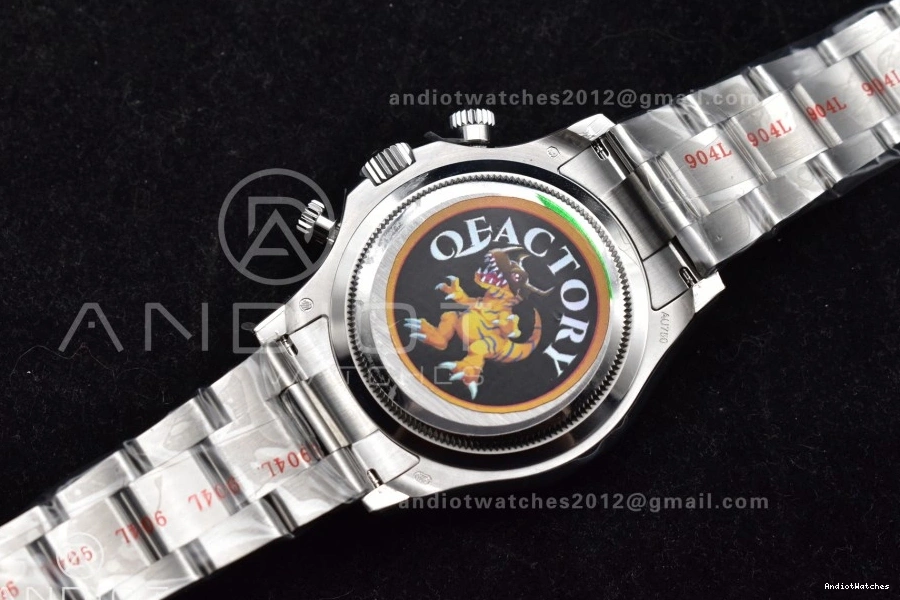 Black V QF 1:1 Edition Bracelet Silver on Dial 126509 SH4131 Classic Daytona 794 Best SS 0509